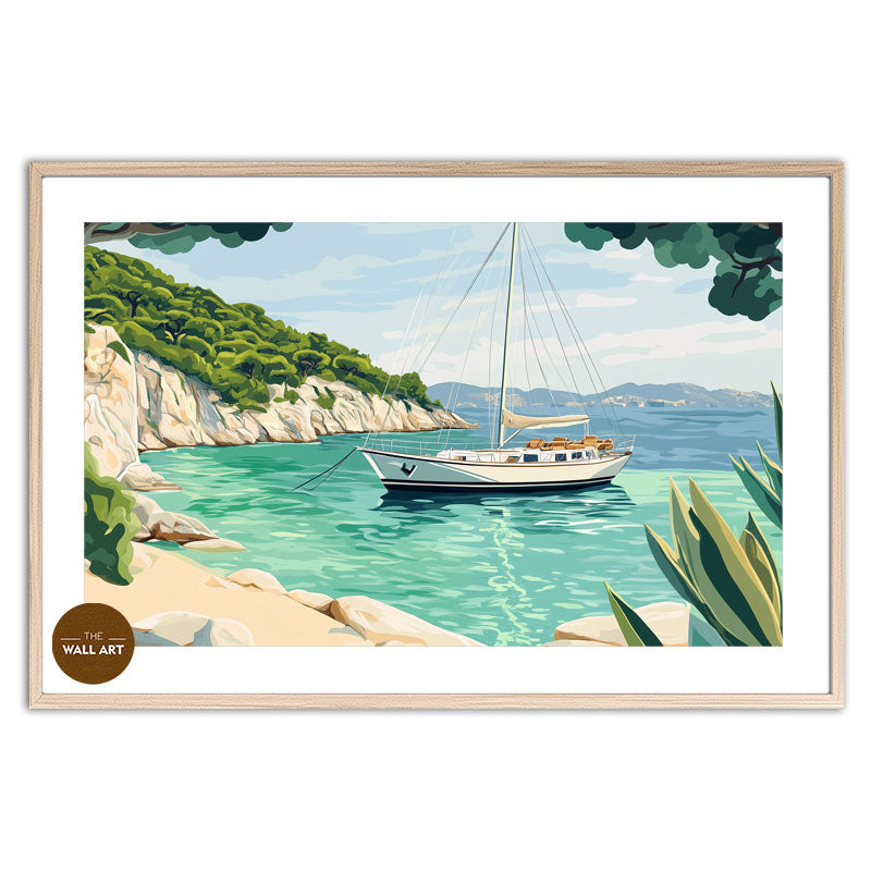 SAIL BOAT IN BAY V