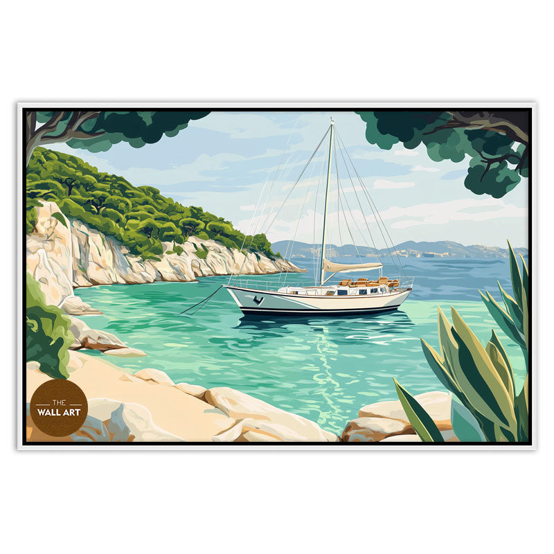 SAIL BOAT IN BAY V