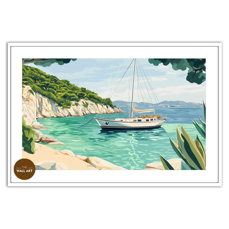 SAIL BOAT IN BAY V