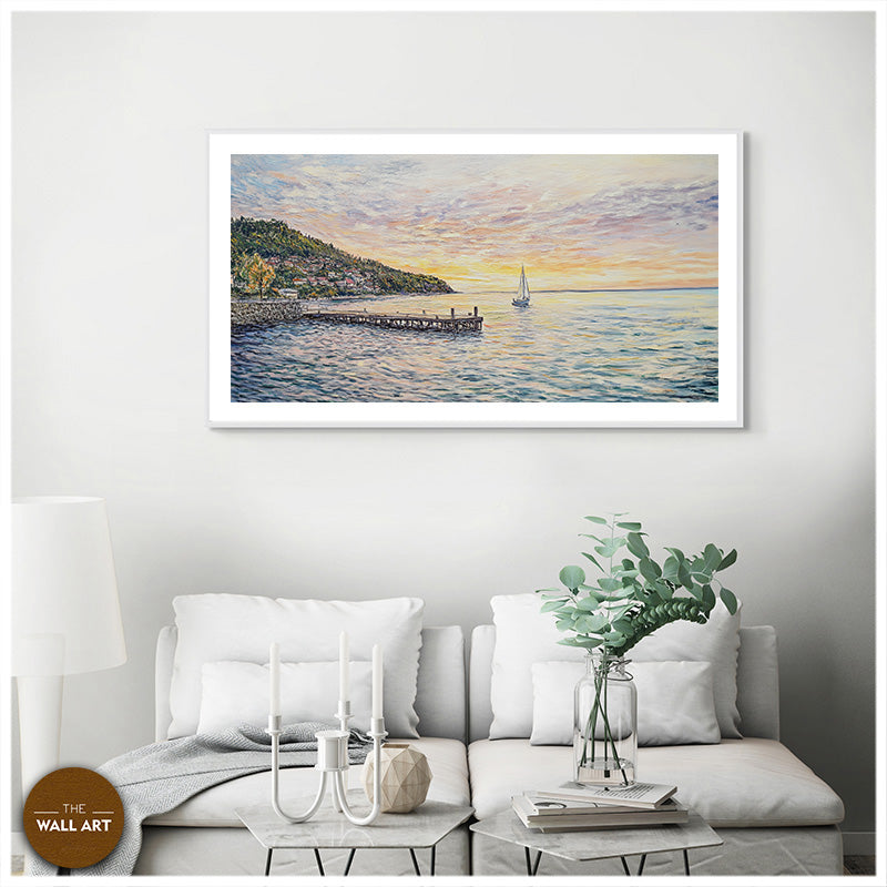 SAIL BOAT IN SUNRISE