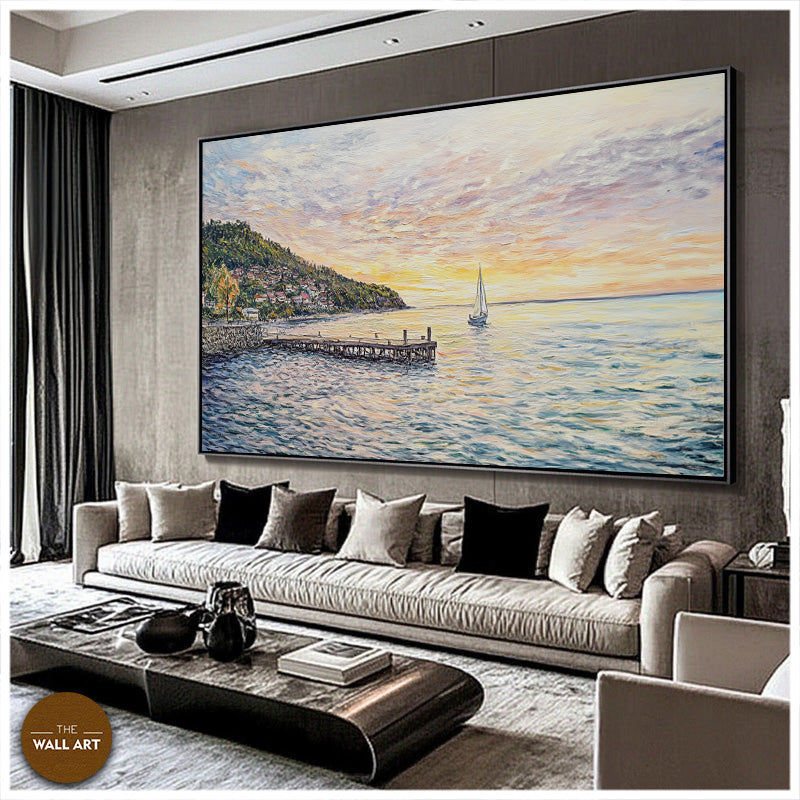 SAIL BOAT IN SUNRISE