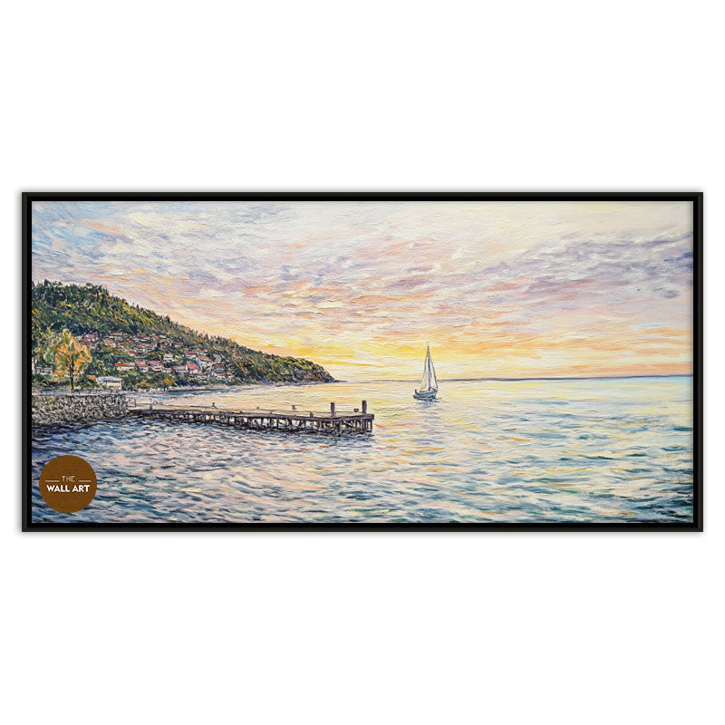 SAIL BOAT IN SUNRISE