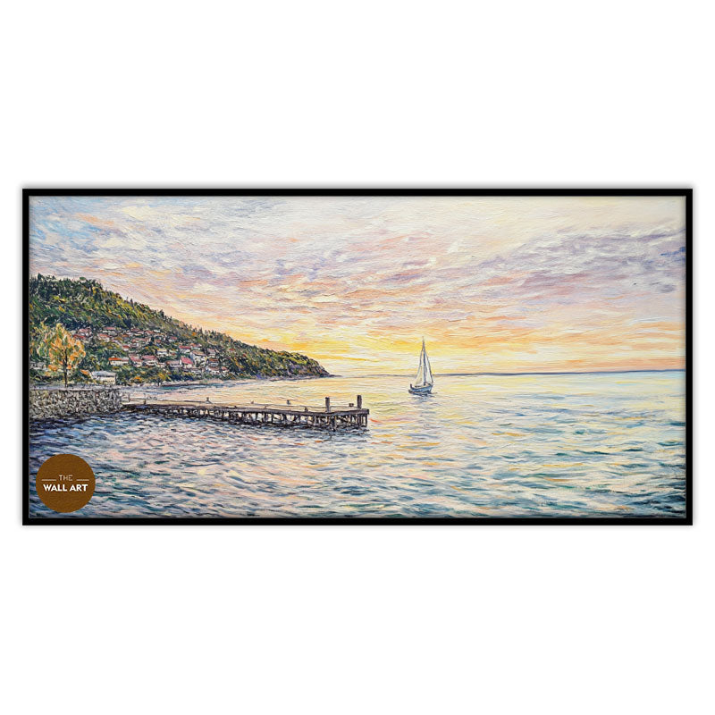 SAIL BOAT IN SUNRISE