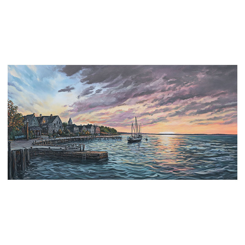 SAIL BOAT IN SUNSET
