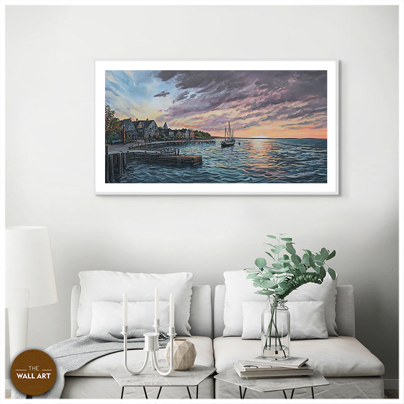 SAIL BOAT IN SUNSET