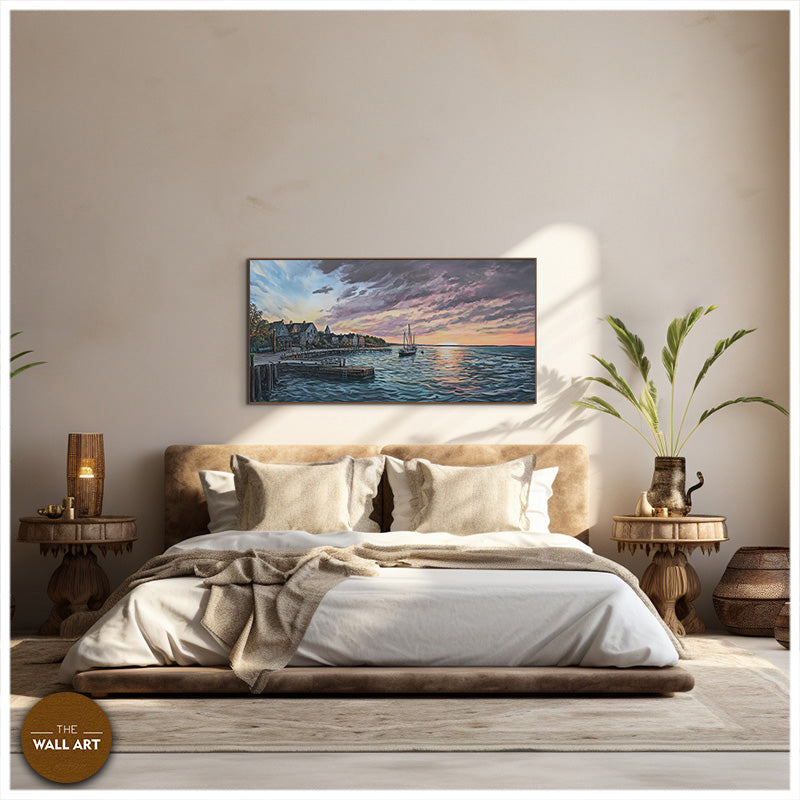SAIL BOAT IN SUNSET
