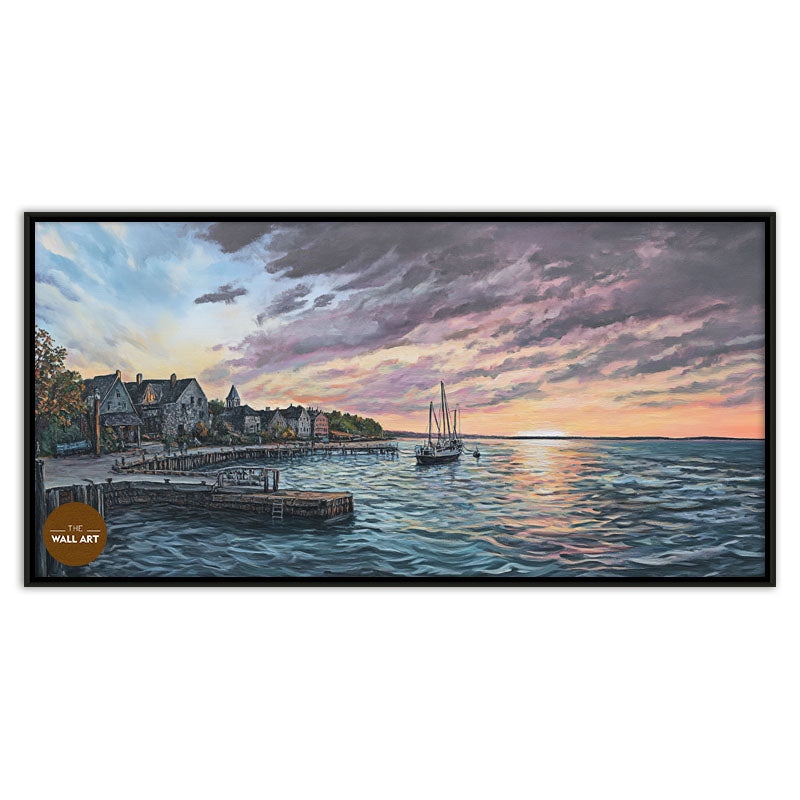 SAIL BOAT IN SUNSET