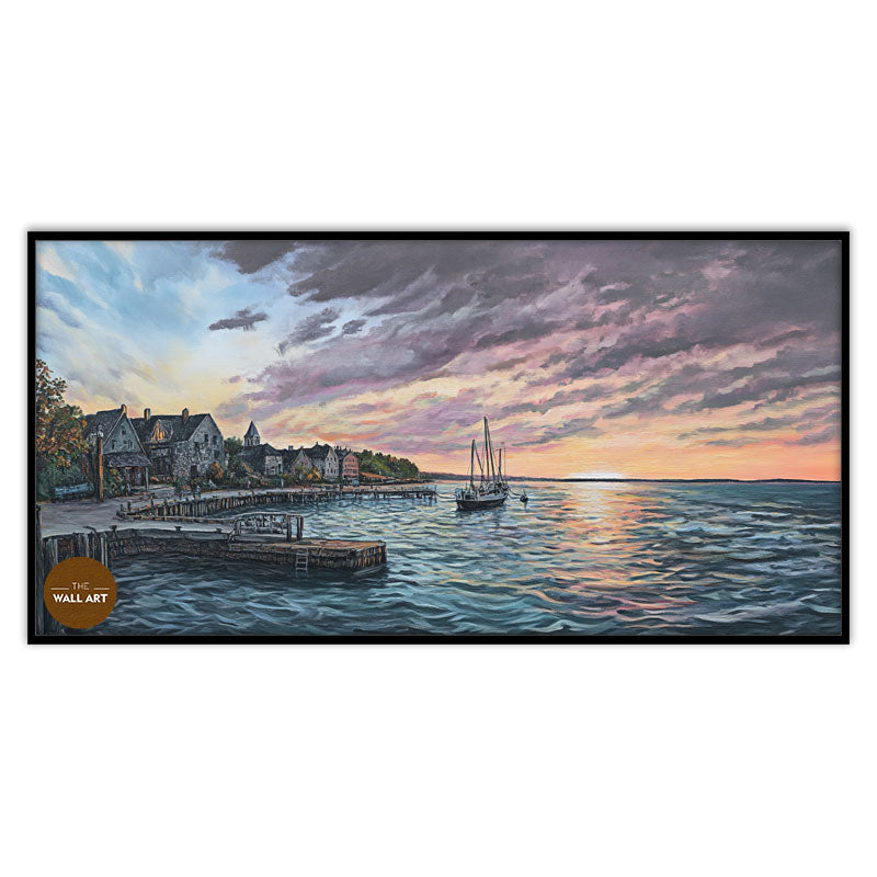 SAIL BOAT IN SUNSET