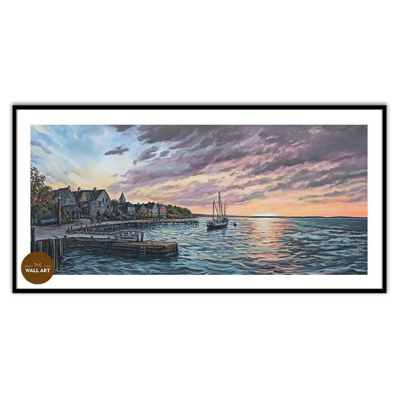 SAIL BOAT IN SUNSET