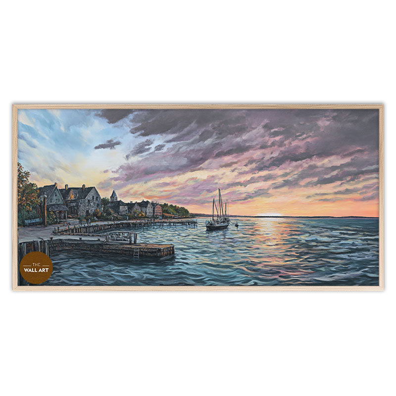 SAIL BOAT IN SUNSET