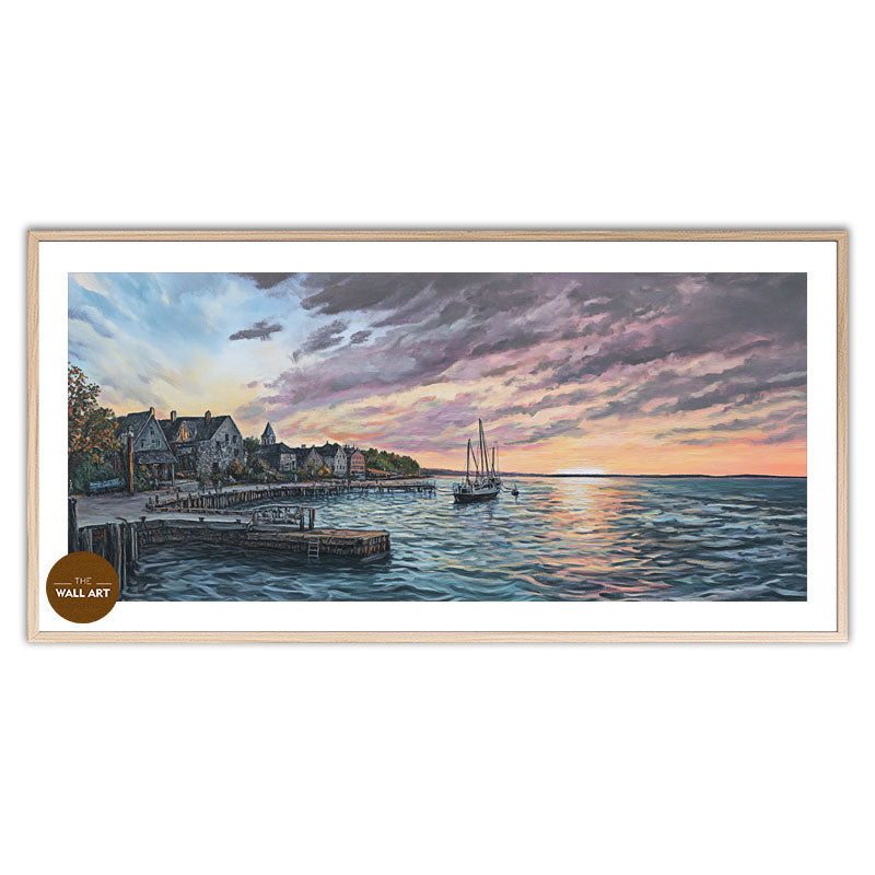 SAIL BOAT IN SUNSET