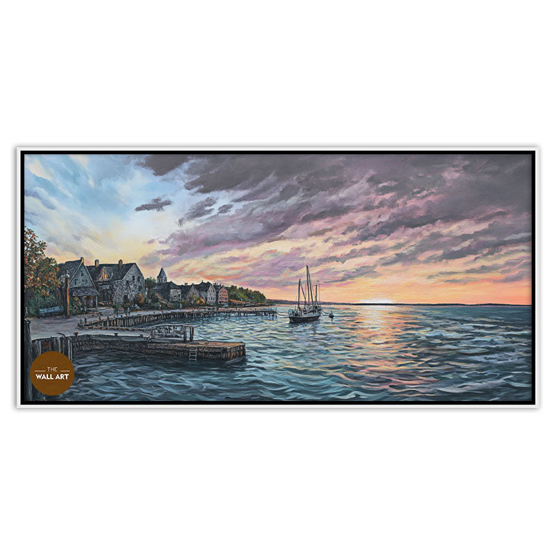 SAIL BOAT IN SUNSET