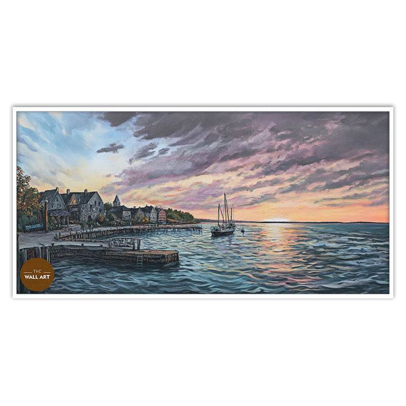 SAIL BOAT IN SUNSET