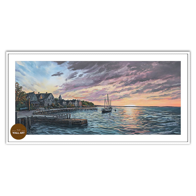 SAIL BOAT IN SUNSET