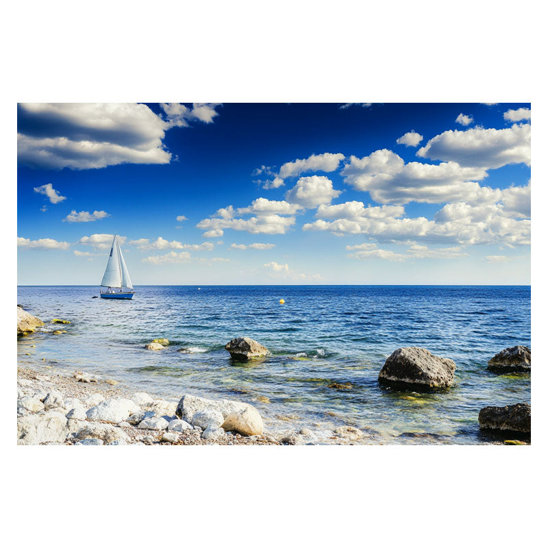 SAIL BOAT ON BLUE SEA II