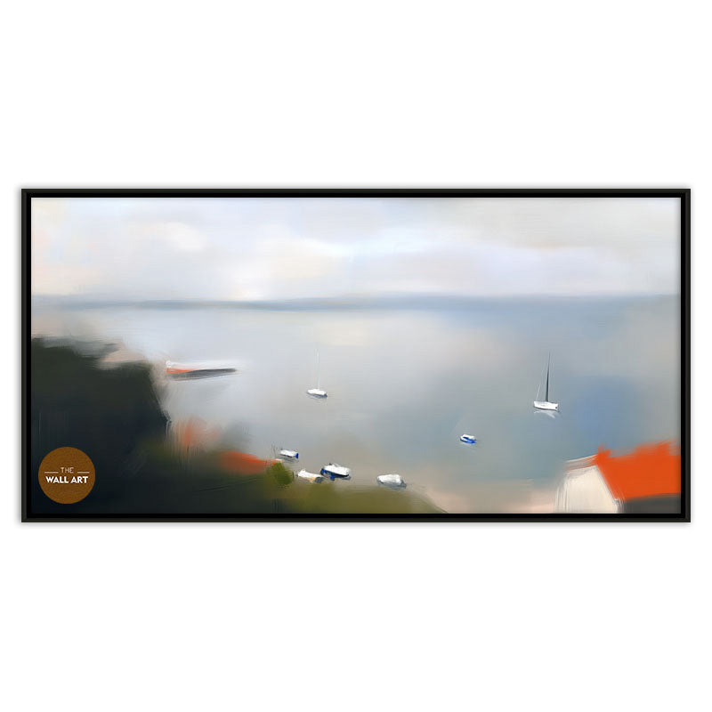 SAIL BOATS ON CALM SEA
