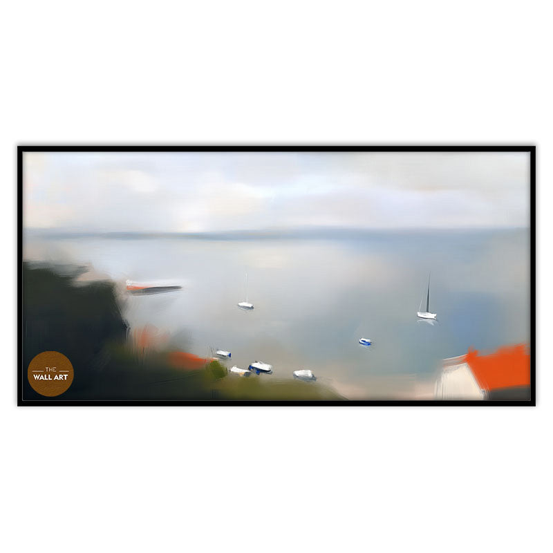 SAIL BOATS ON CALM SEA