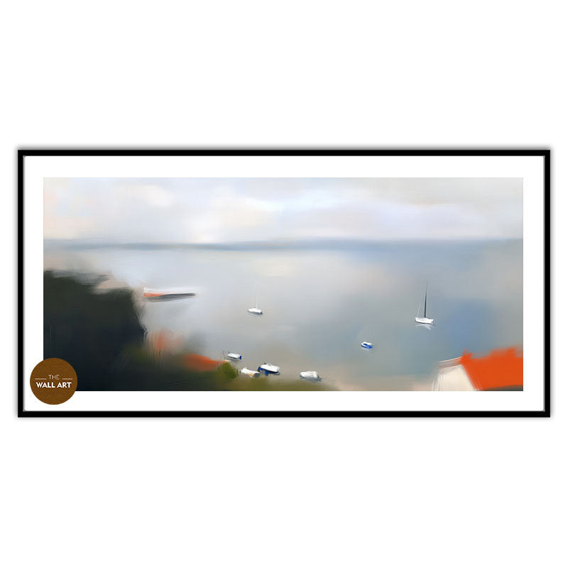 SAIL BOATS ON CALM SEA