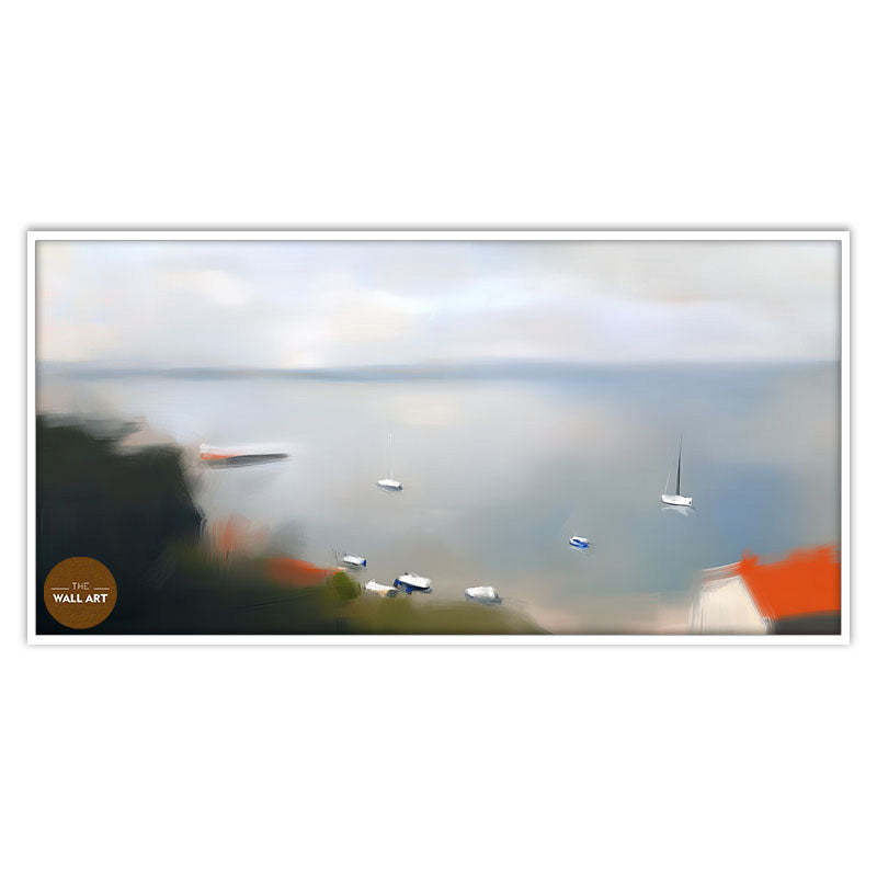 SAIL BOATS ON CALM SEA