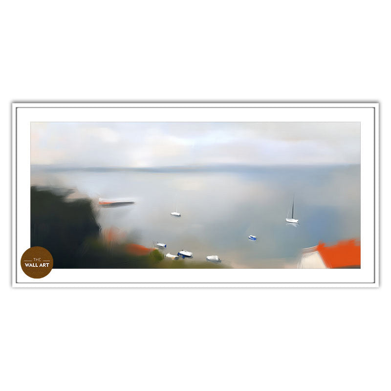 SAIL BOATS ON CALM SEA