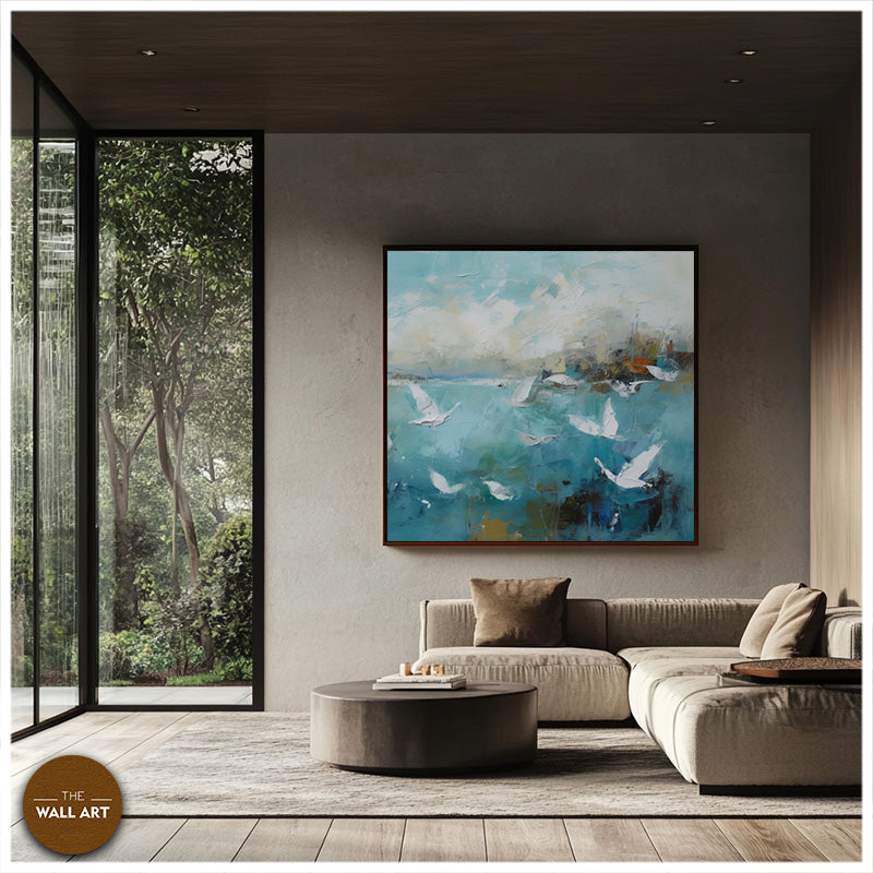 SEAGULL ON WAVE