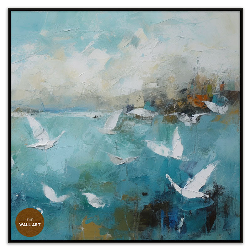 SEAGULL ON WAVE