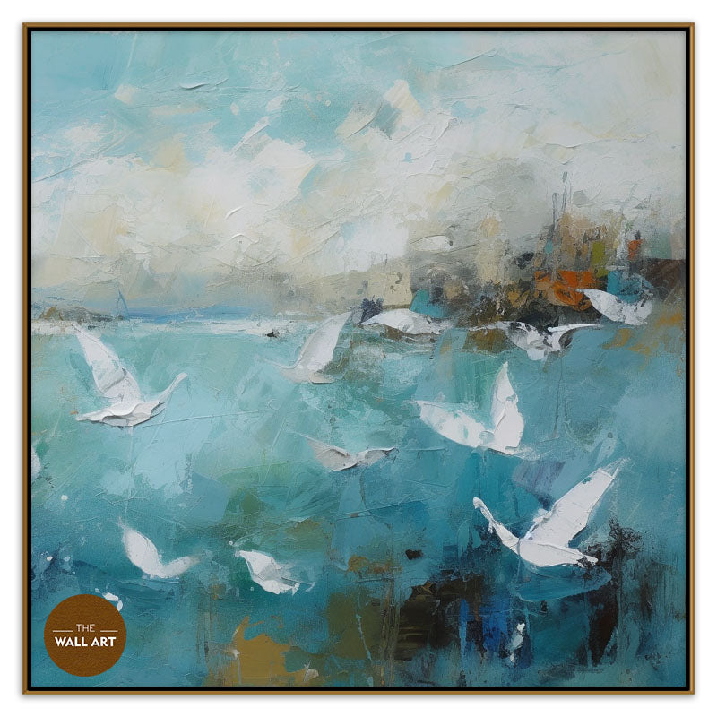 SEAGULL ON WAVE