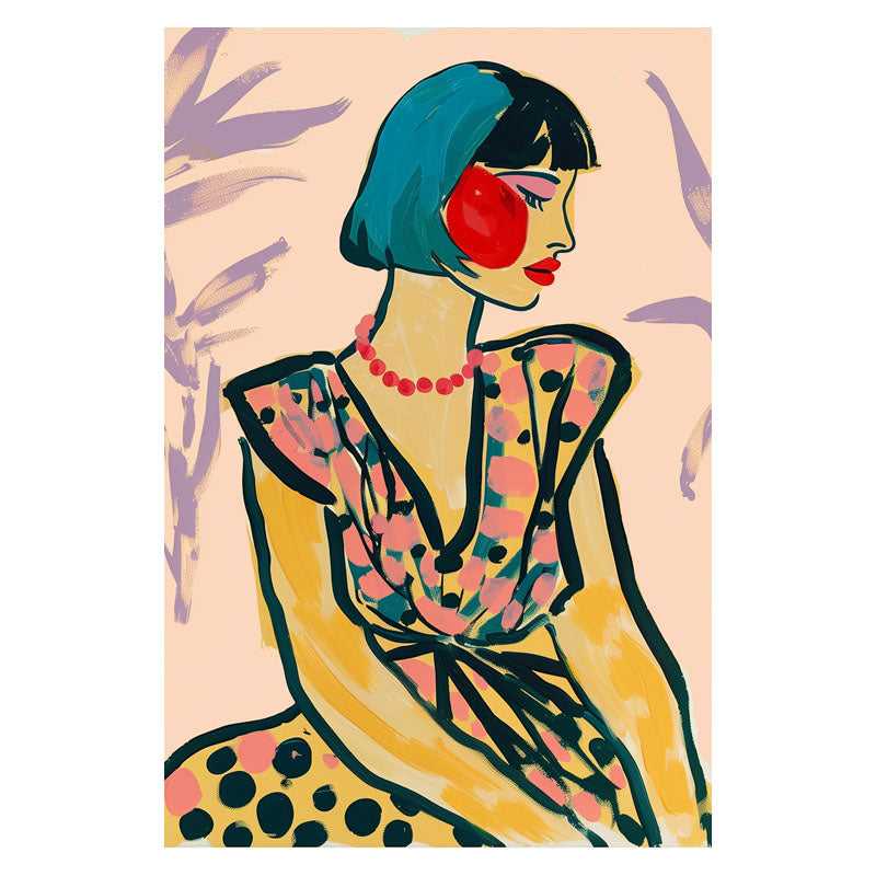 SHORT HAIR LADY PORTRAIT III