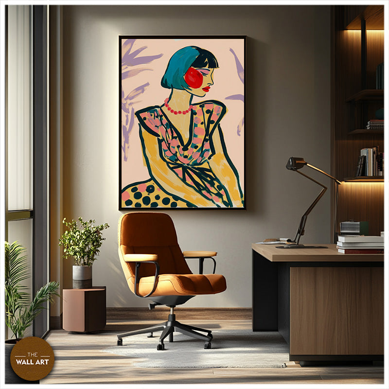 SHORT HAIR LADY PORTRAIT III