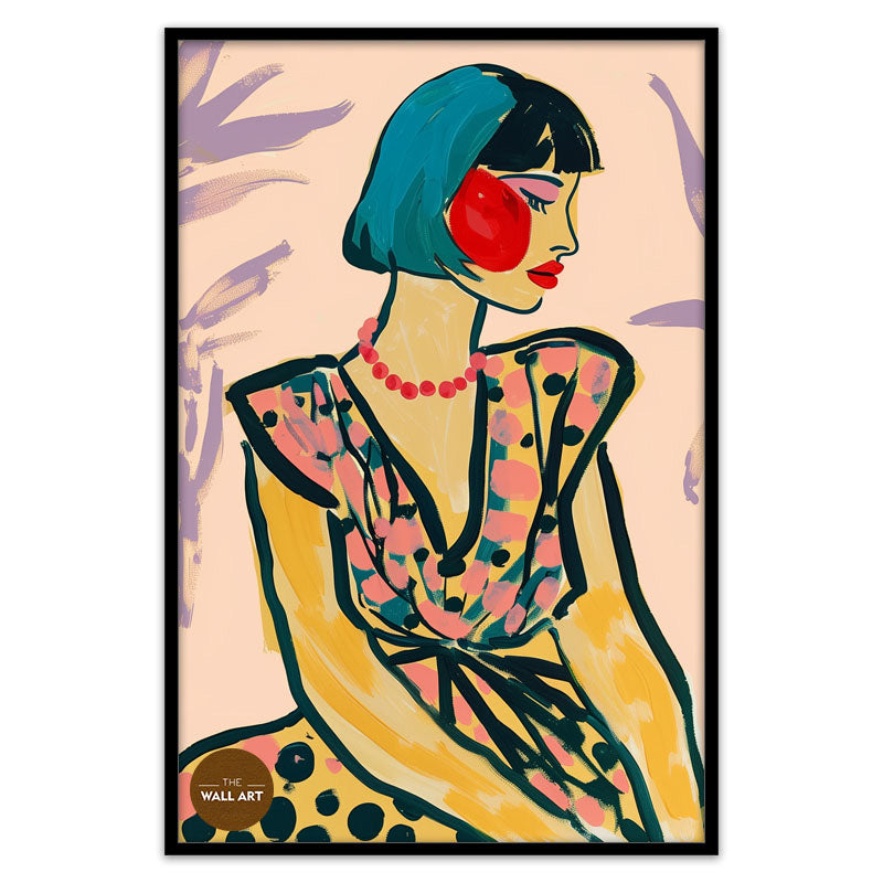 SHORT HAIR LADY PORTRAIT III