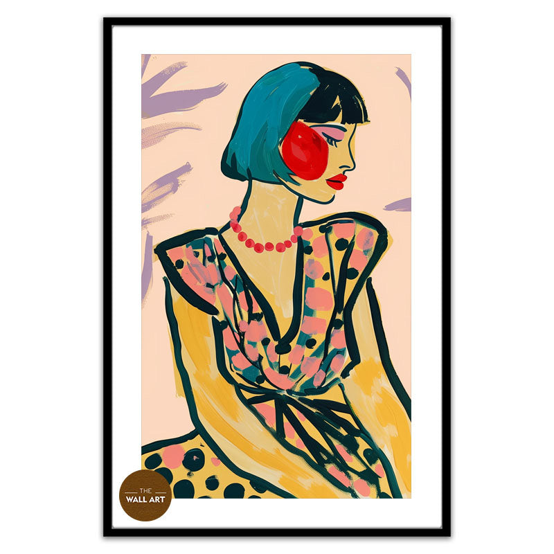 SHORT HAIR LADY PORTRAIT III