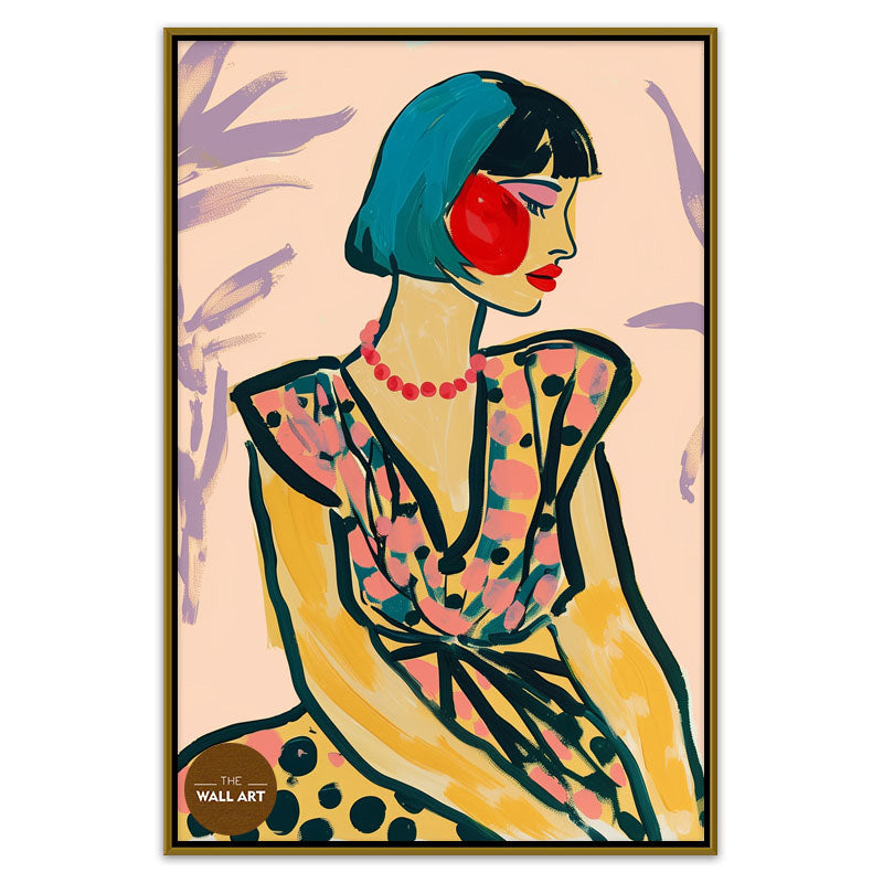 SHORT HAIR LADY PORTRAIT III