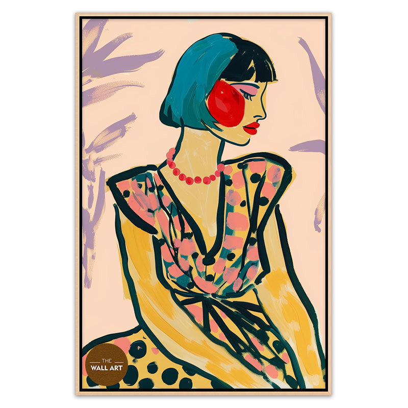SHORT HAIR LADY PORTRAIT III