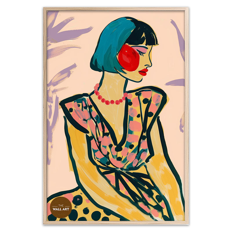 SHORT HAIR LADY PORTRAIT III