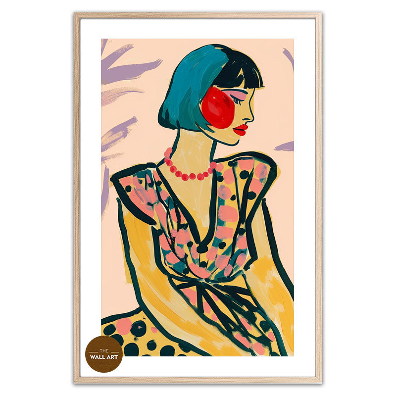 SHORT HAIR LADY PORTRAIT III