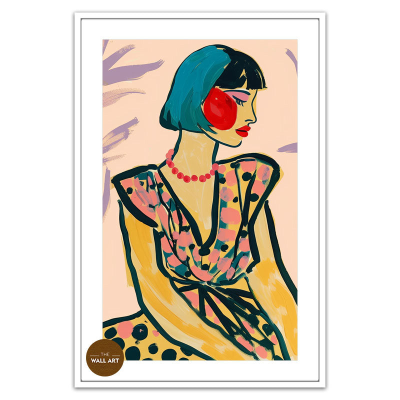 SHORT HAIR LADY PORTRAIT III