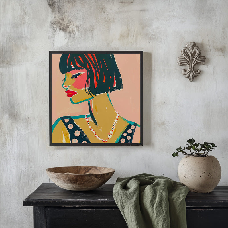 SHORT HAIR LADY PORTRAIT II