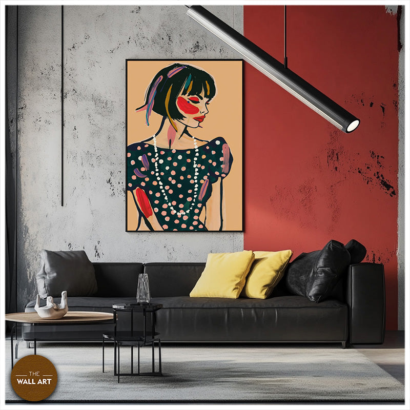 SHORT HAIR LADY PORTRAIT IV