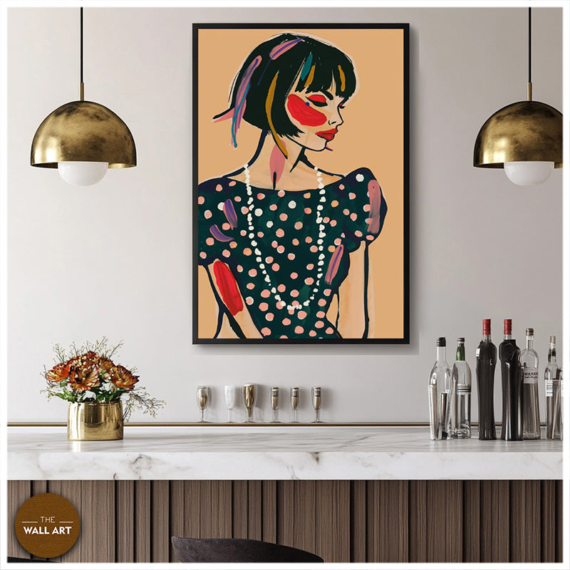 SHORT HAIR LADY PORTRAIT IV