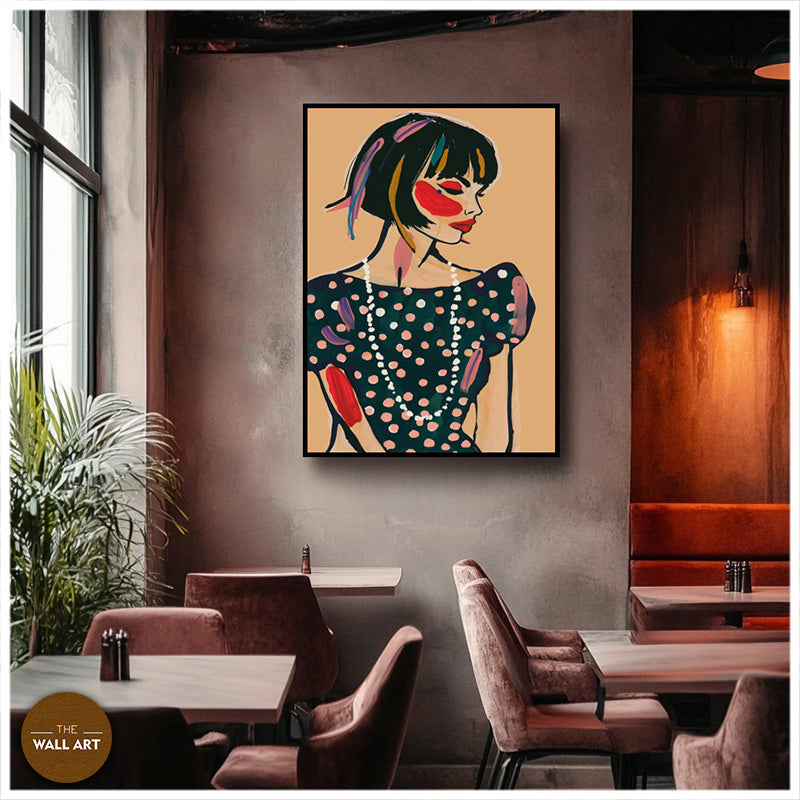 SHORT HAIR LADY PORTRAIT IV
