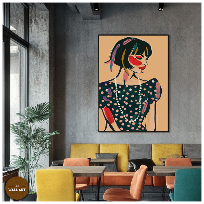 SHORT HAIR LADY PORTRAIT IV