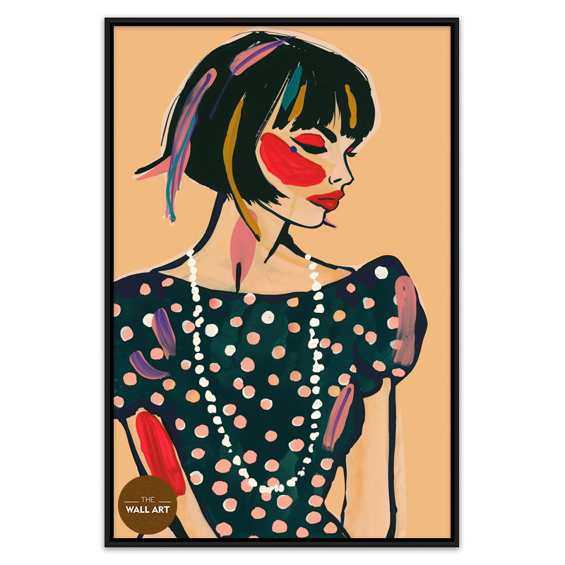 SHORT HAIR LADY PORTRAIT IV