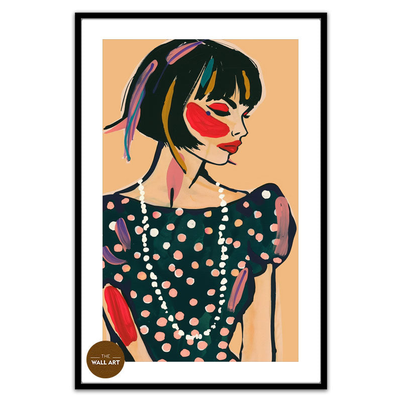 SHORT HAIR LADY PORTRAIT IV