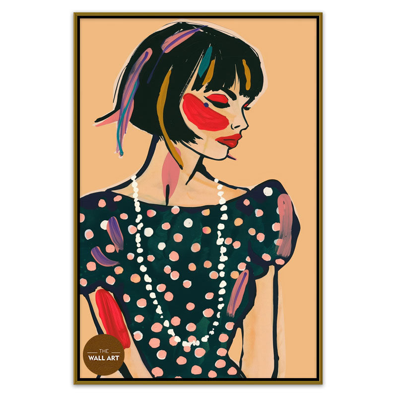 SHORT HAIR LADY PORTRAIT IV