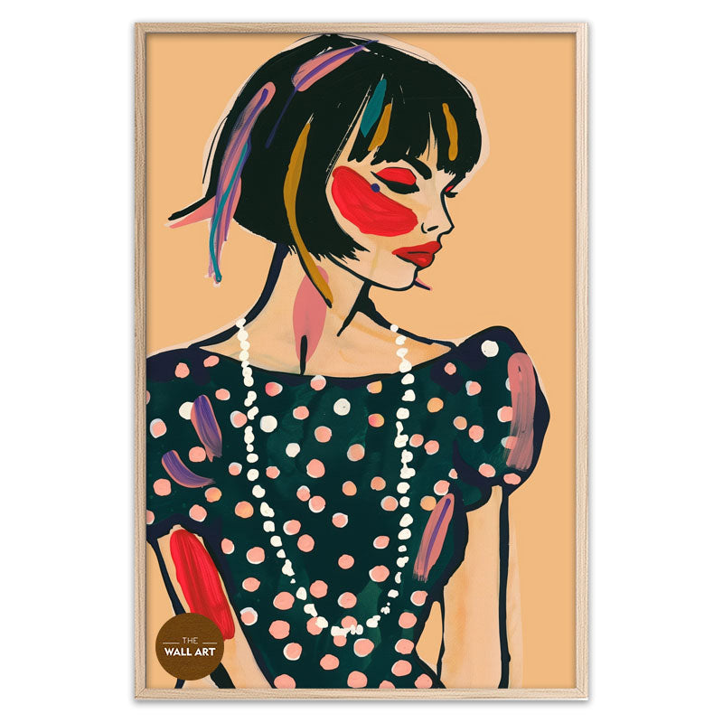 SHORT HAIR LADY PORTRAIT IV