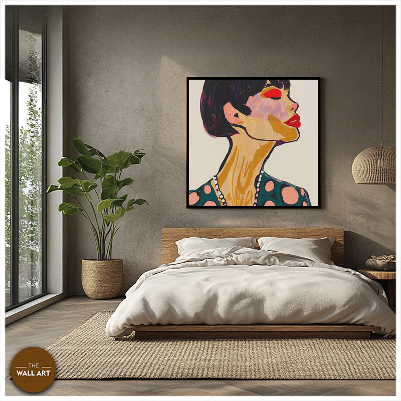 SHORT HAIR LADY PORTRAIT I