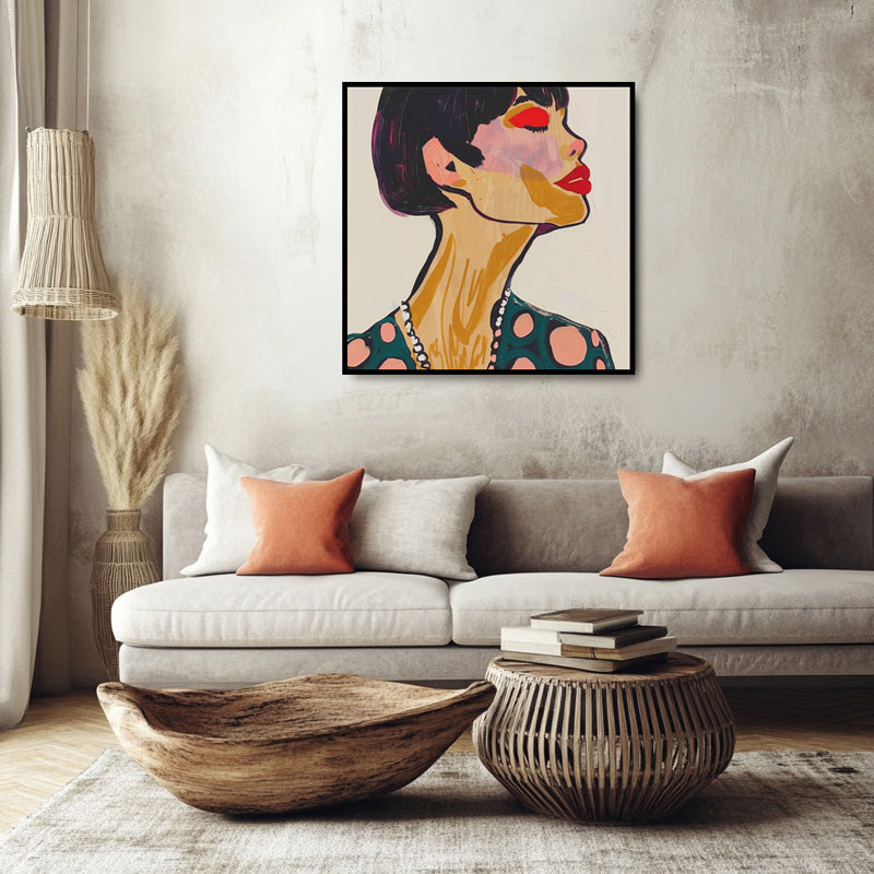 SHORT HAIR LADY PORTRAIT I