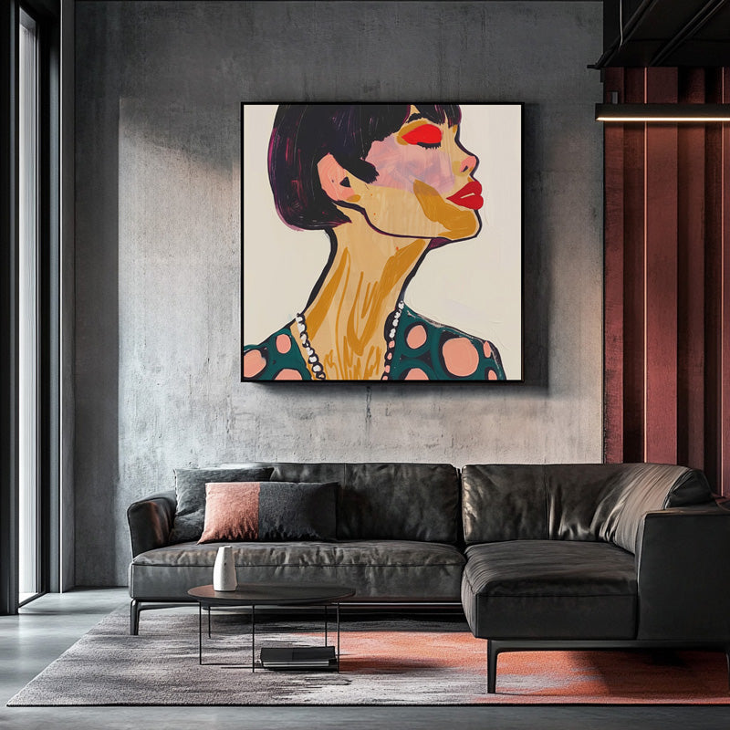SHORT HAIR LADY PORTRAIT I