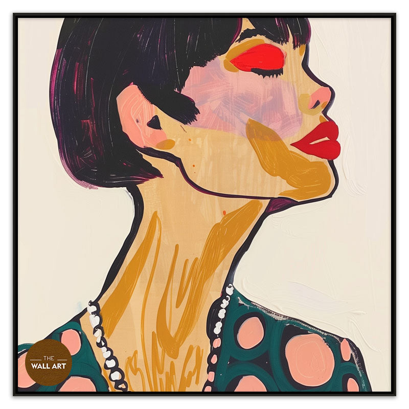 SHORT HAIR LADY PORTRAIT I