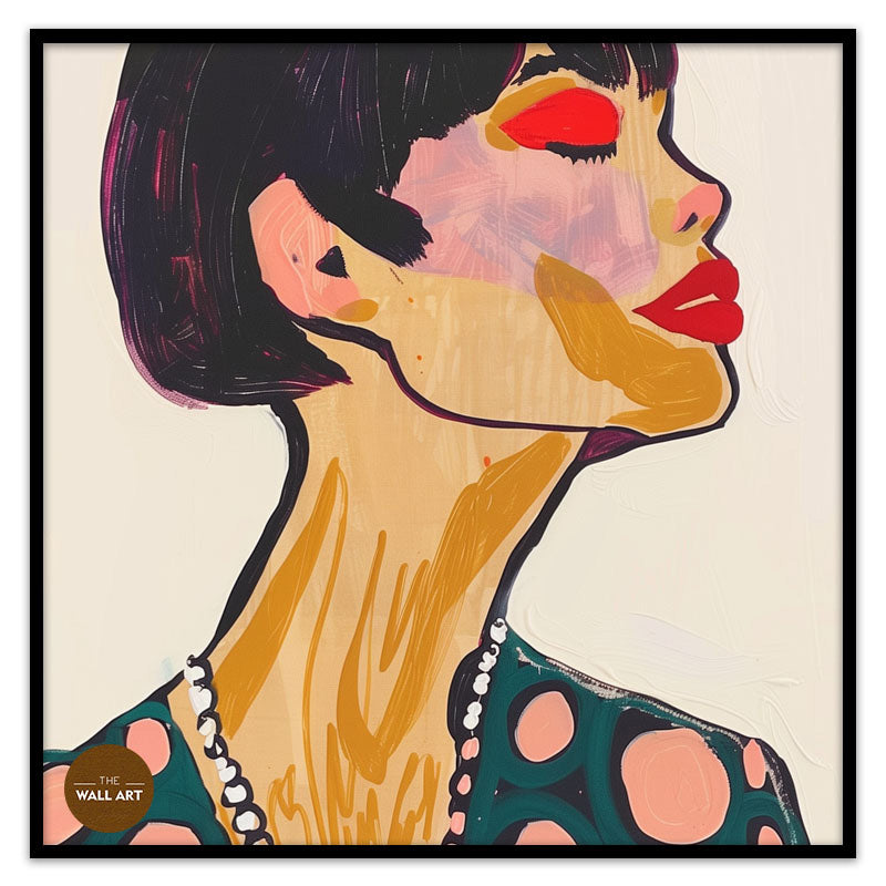 SHORT HAIR LADY PORTRAIT I